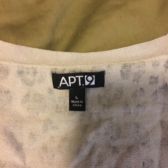 Cheetah Print Button Up Sweater - Picture 2 of 4